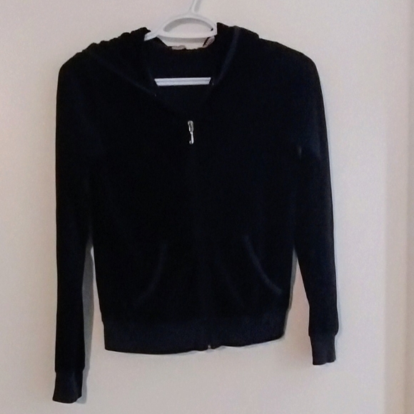 Juicy Couture Jackets & Blazers - Juicy Couture Elegant Black Hoodie